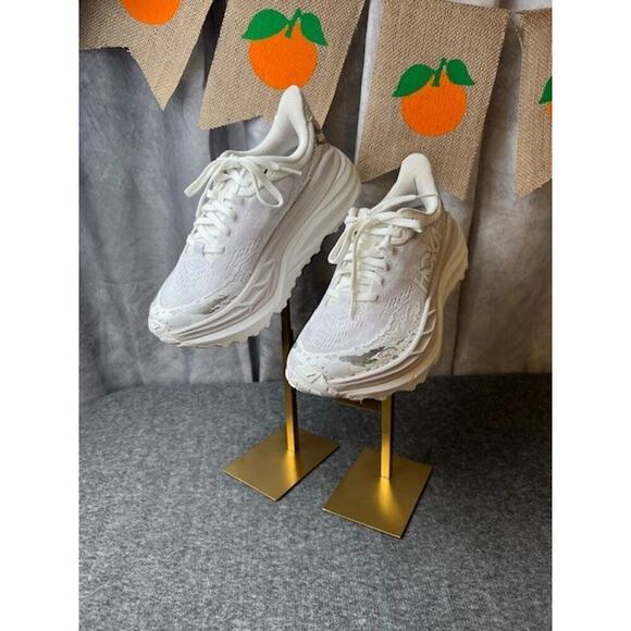 Hoka One One Stinson 7 Triple White 1141530-WWH Men Sz 5B - Picture 2 of 11